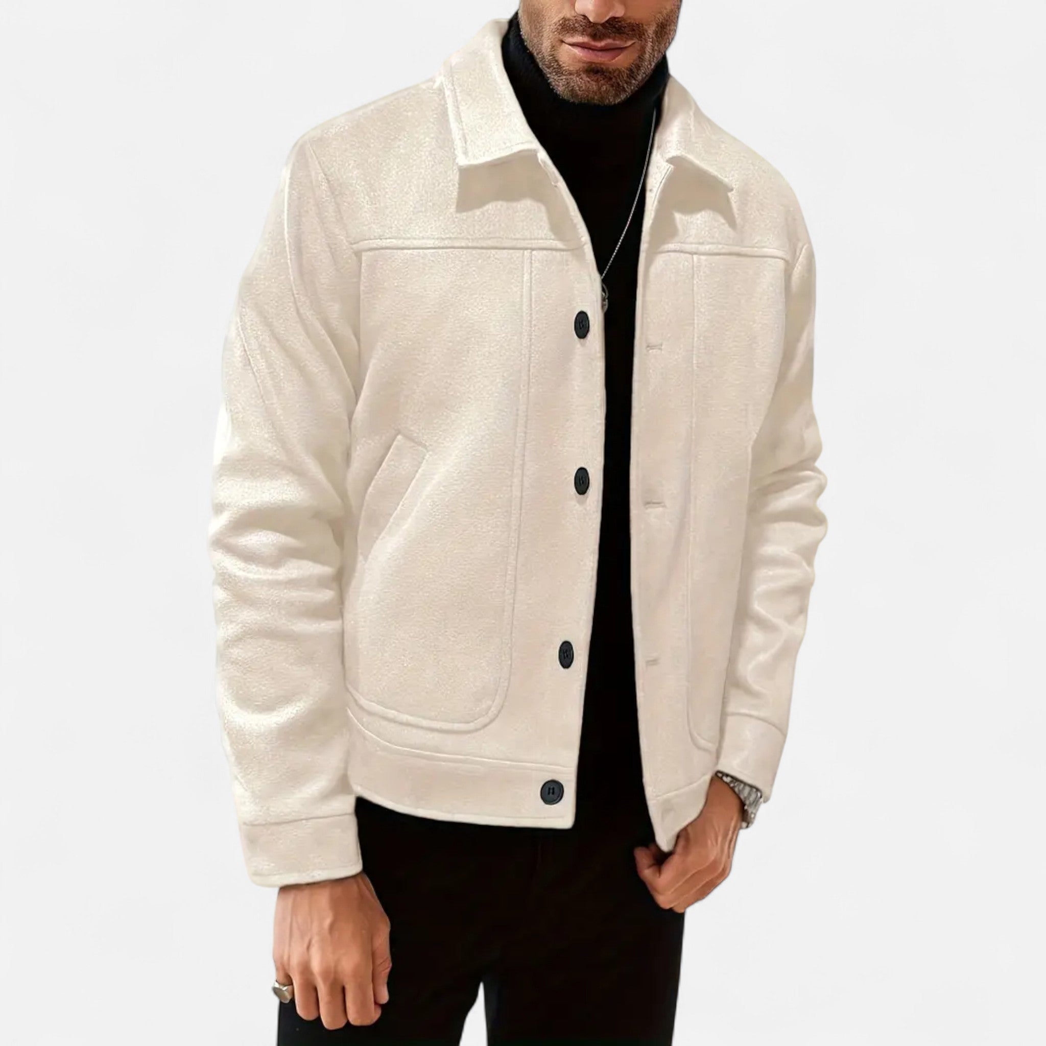 OldMoneyLook | Men’s Classic Button-Up Jacket