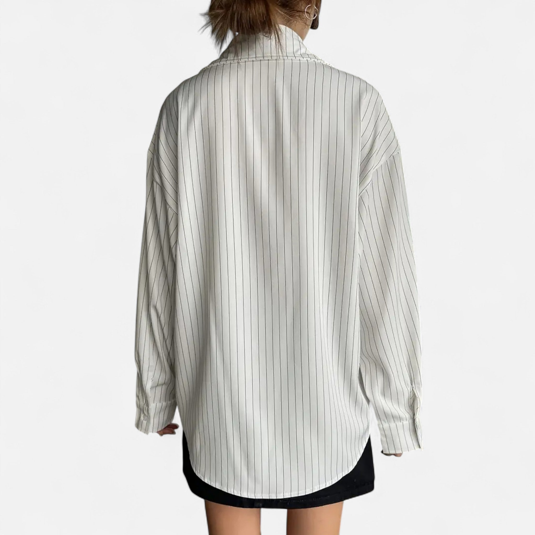OldMoneyLook | Women’s Classic Long-Sleeve Stripe Shirt