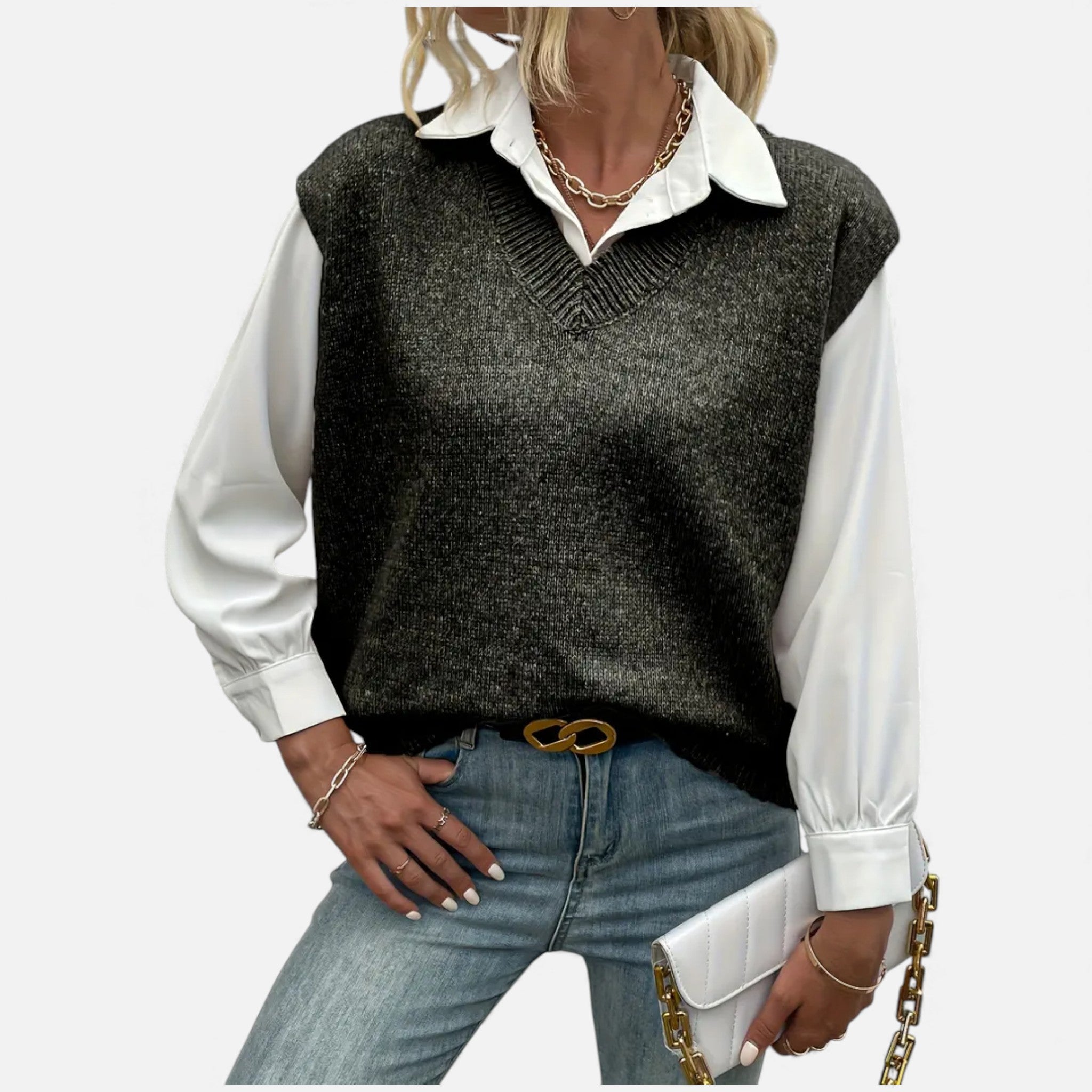 OldMoneyLook | Women’s Heritage Lace Knit Vest