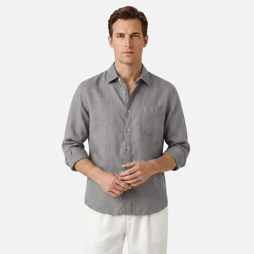 OLDMONEYLOOK | Men’s Classic Linen Shirt