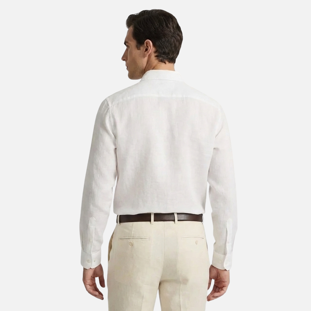 OLDMONEYLOOK | Men’s Refined Linen Shirt