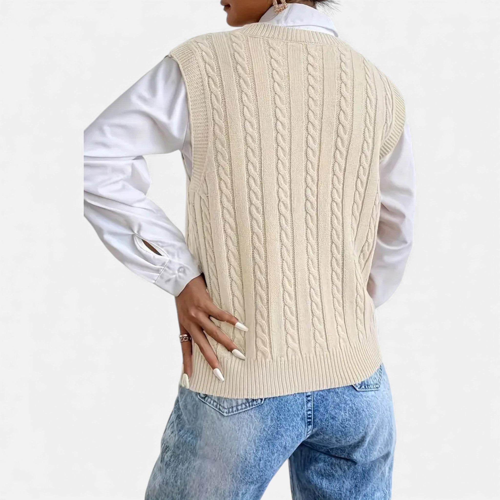 OldMoneyLook | Women’s Riviera Soft-Knit Sleeveless Vest