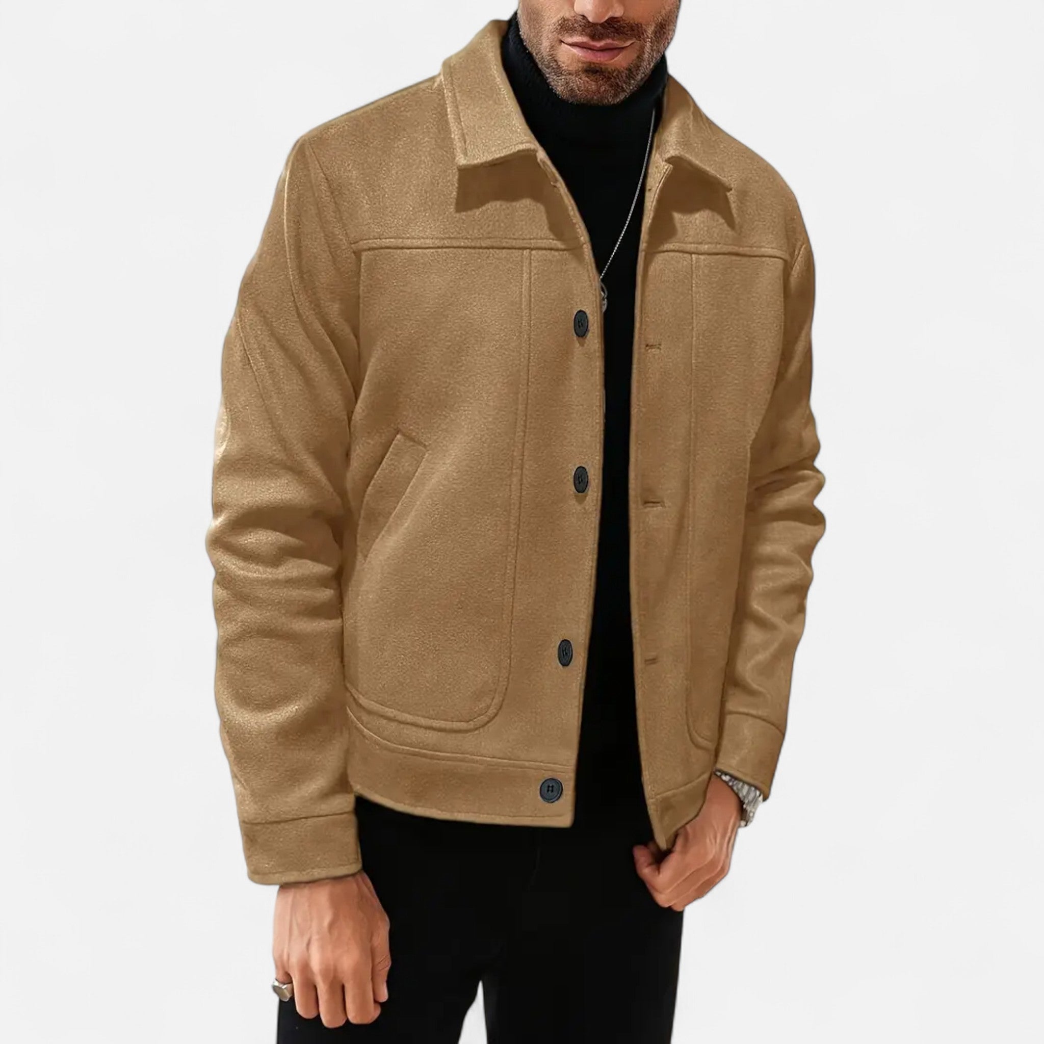 OldMoneyLook | Men’s Classic Button-Up Jacket