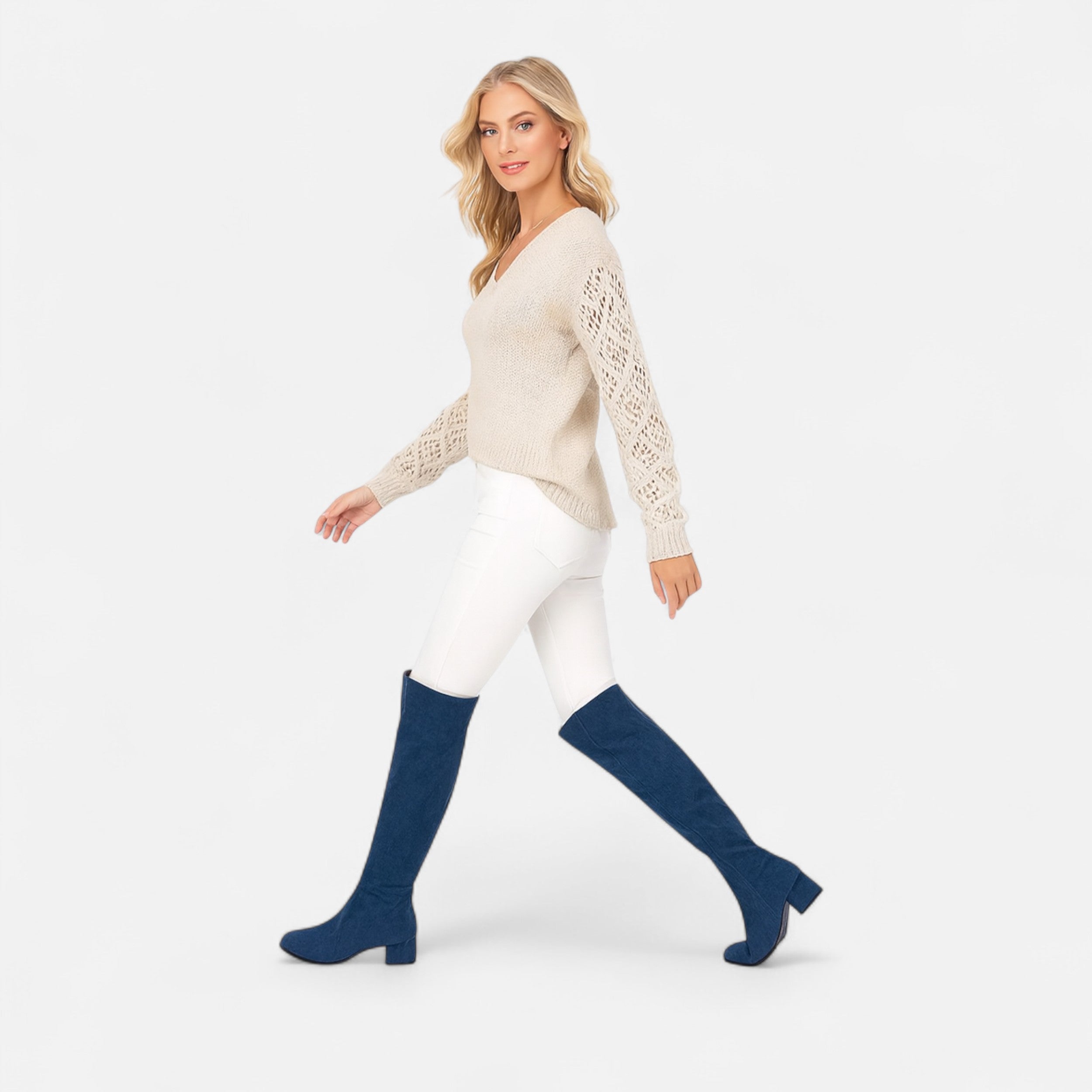 Women’s Skinny Zipper Boots