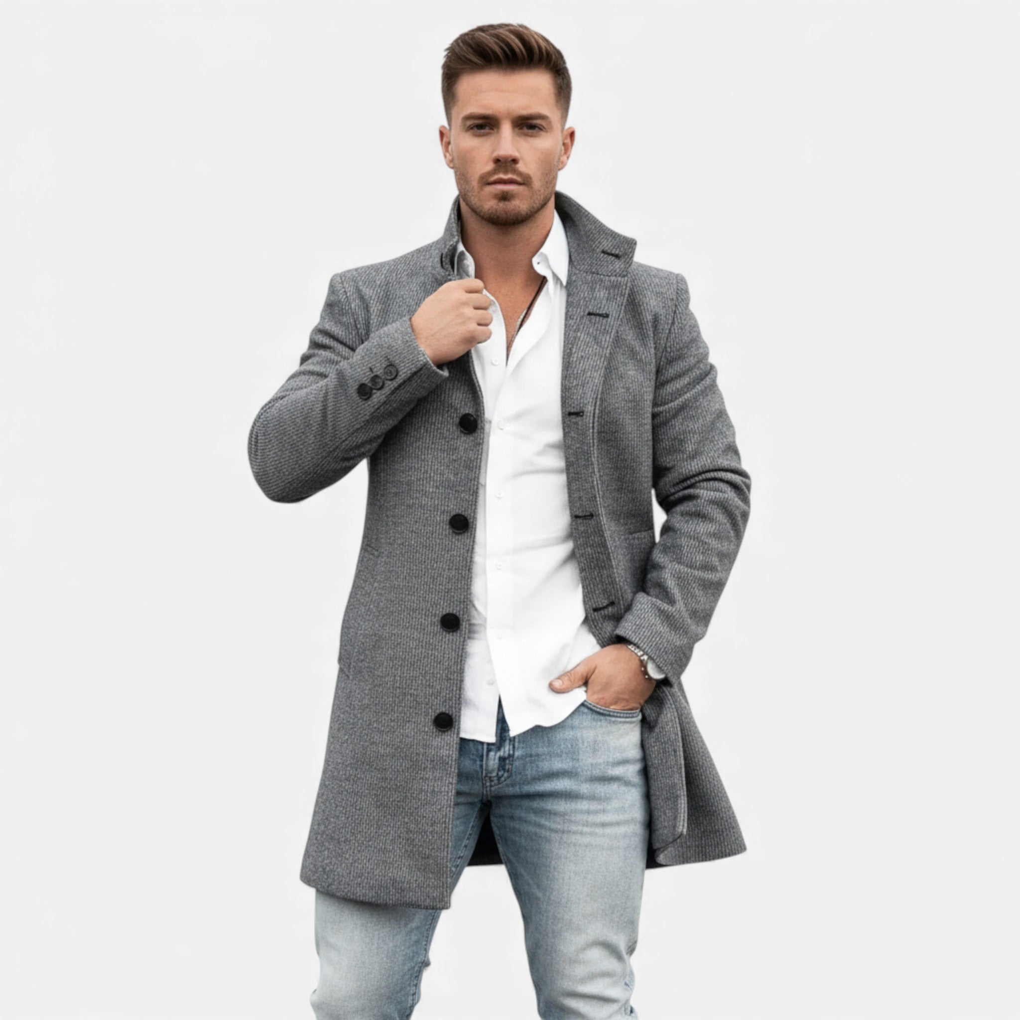 OldMoneyLook | Men’s Heritage Wool Overcoat