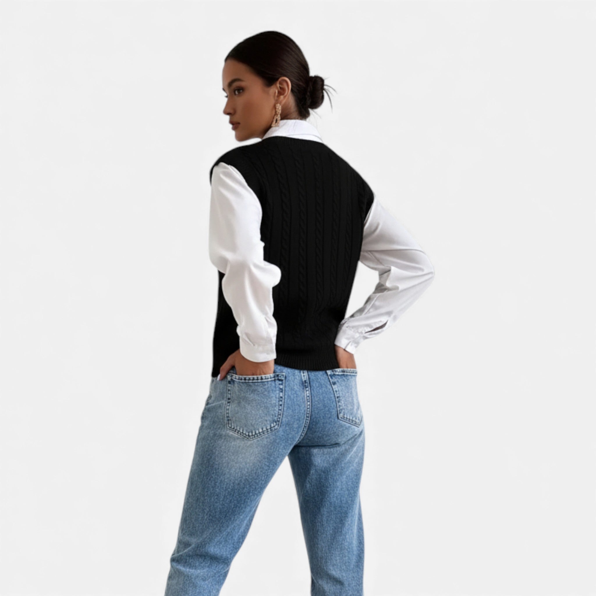 OldMoneyLook | Women’s Riviera Soft-Knit Sleeveless Vest