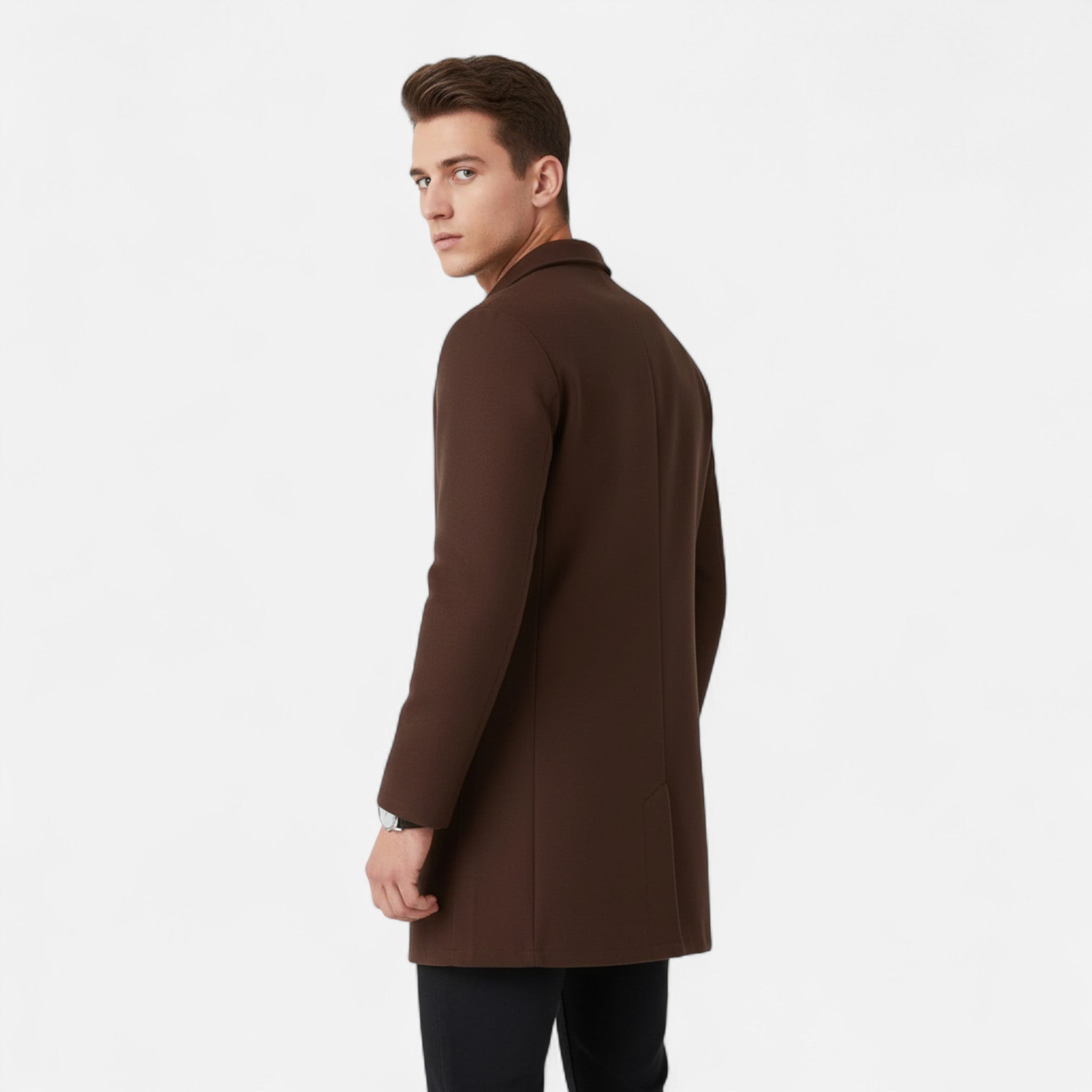 OldMoneyLook | Men’s Double-Breasted Winter Coat