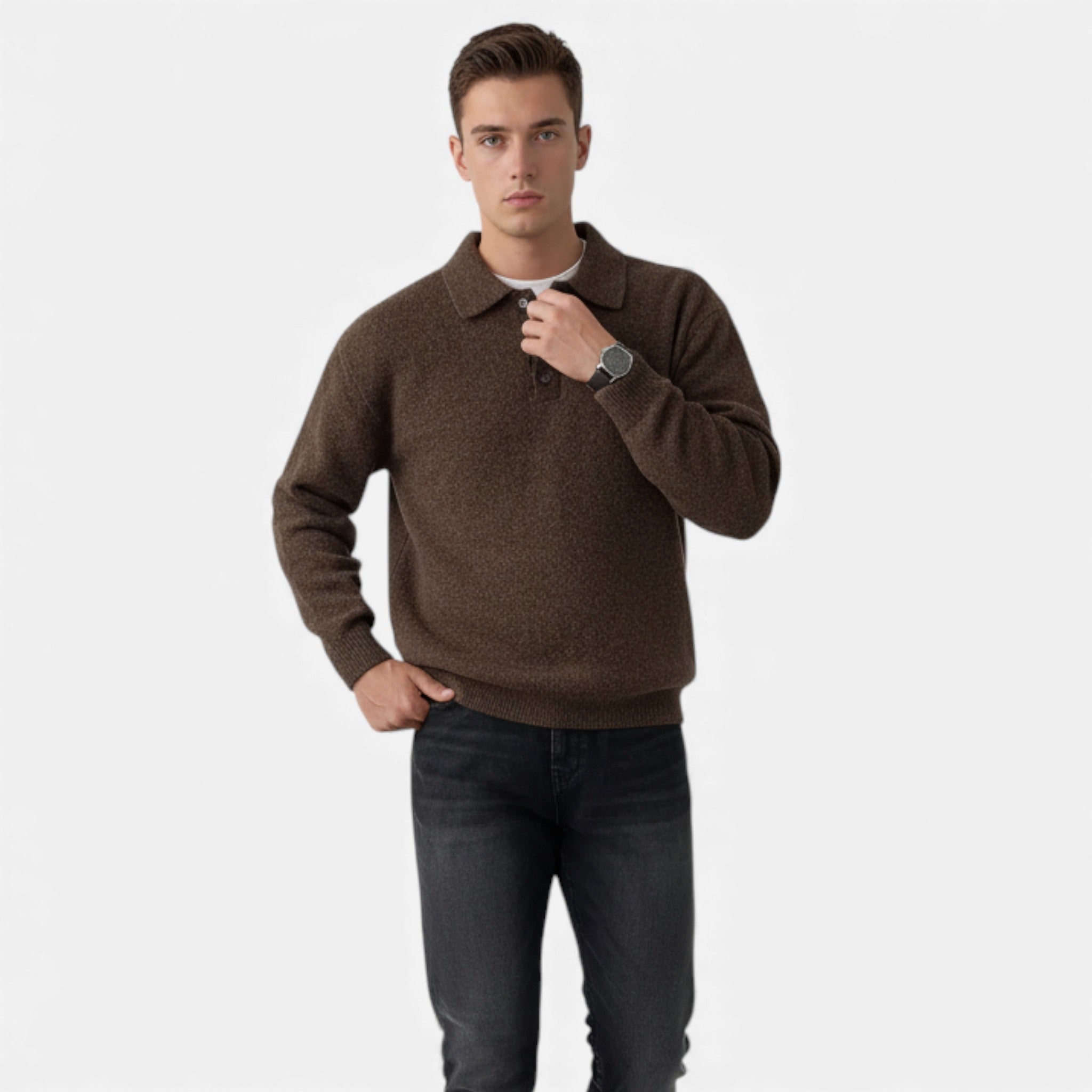 OldMoneyLook | Men’s Heritage Knit Overcoat