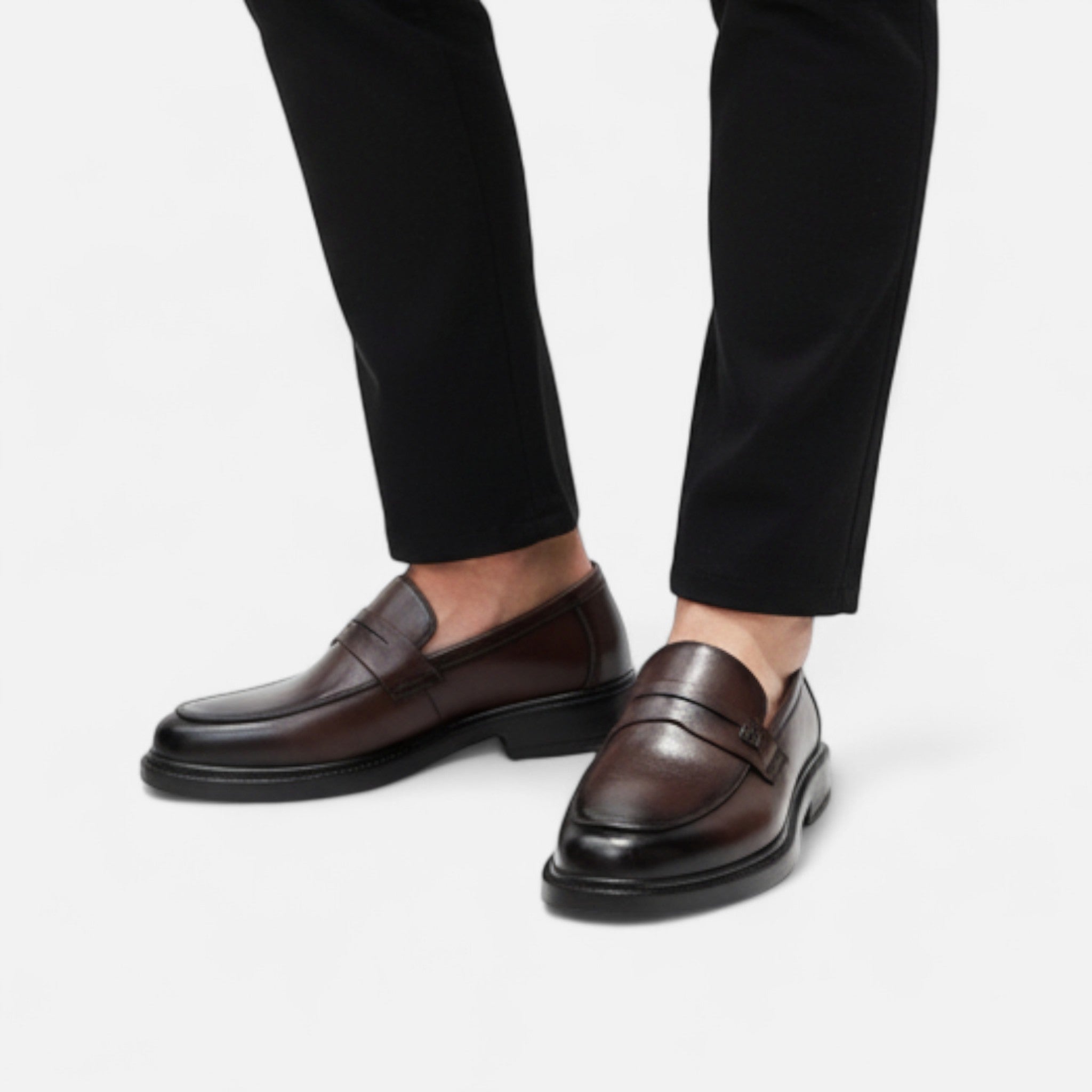 OldMoneyLook | Men’s Leather Buckle Loafers