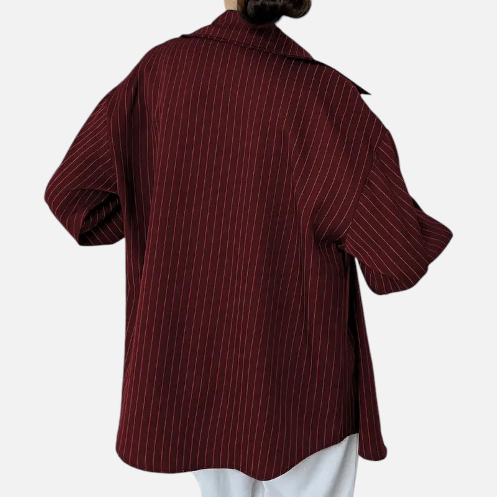 OldMoneyLook | Women’s Classic Long-Sleeve Stripe Shirt