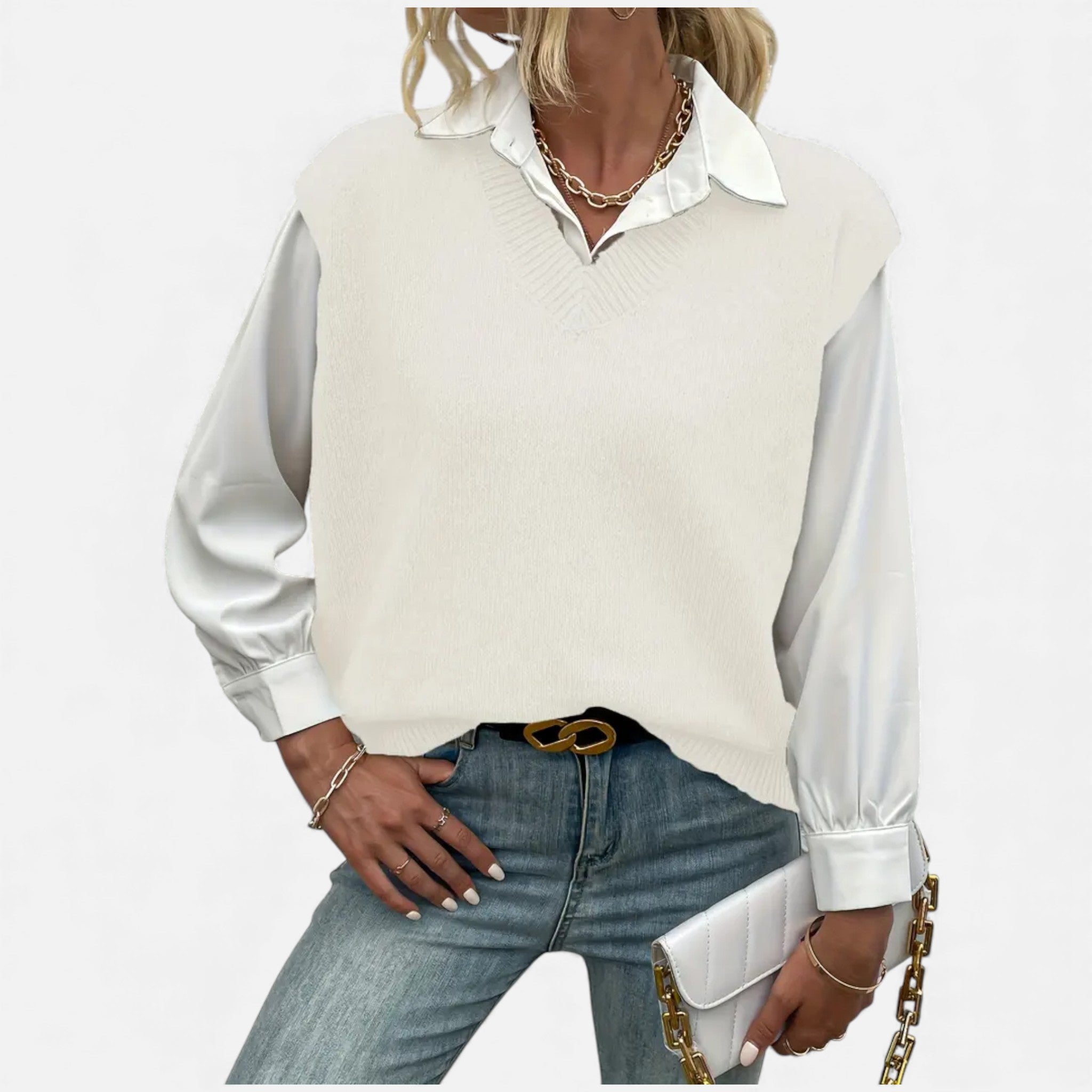 OldMoneyLook | Women’s Heritage Lace Knit Vest