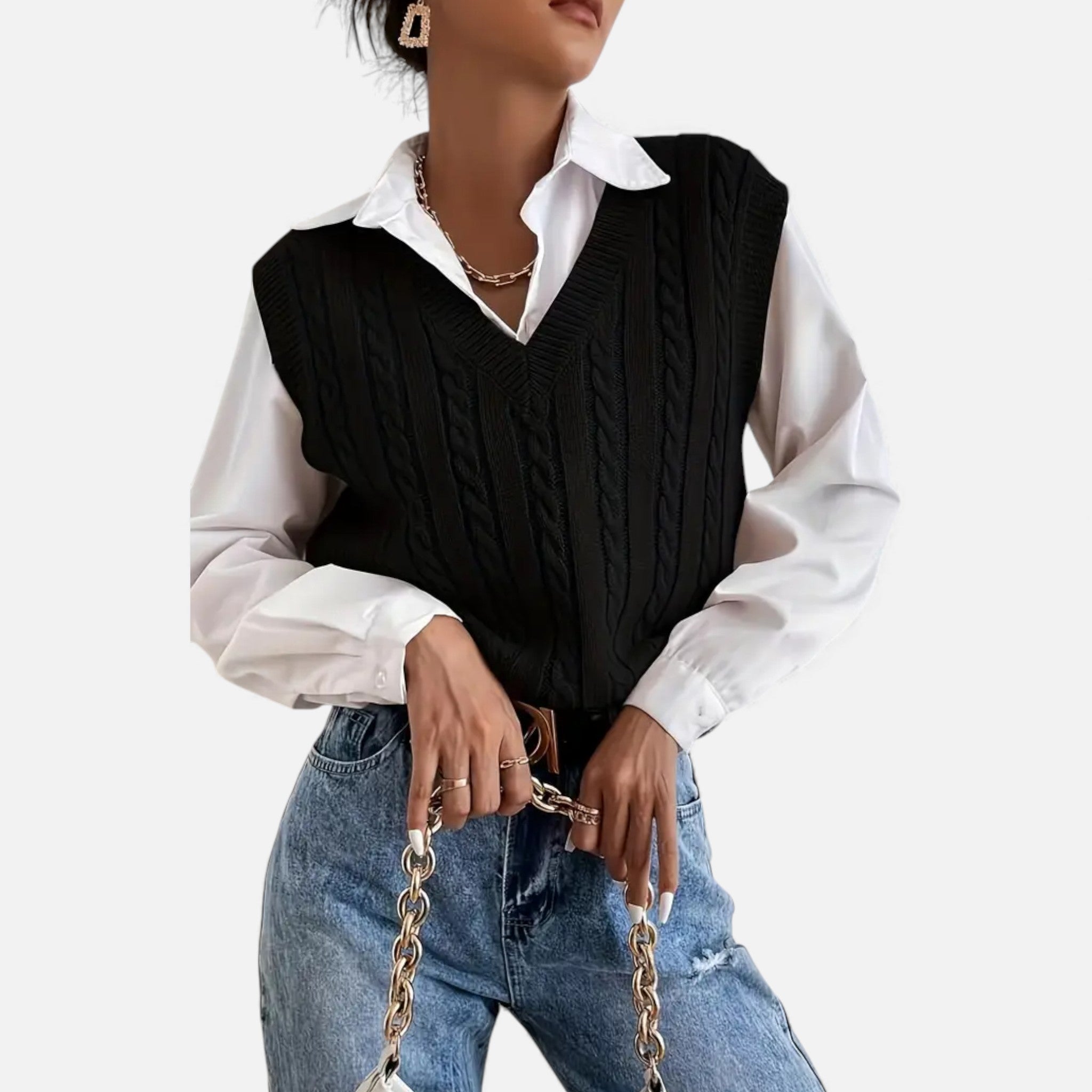 OldMoneyLook | Women’s Riviera Soft-Knit Sleeveless Vest