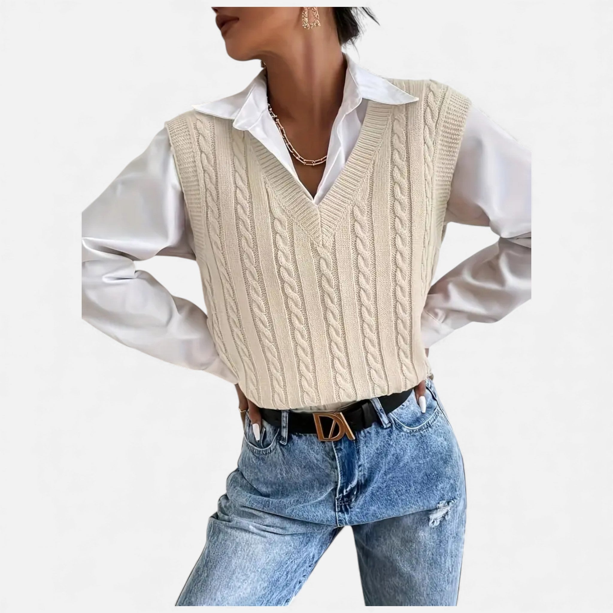 OldMoneyLook | Women’s Riviera Soft-Knit Sleeveless Vest