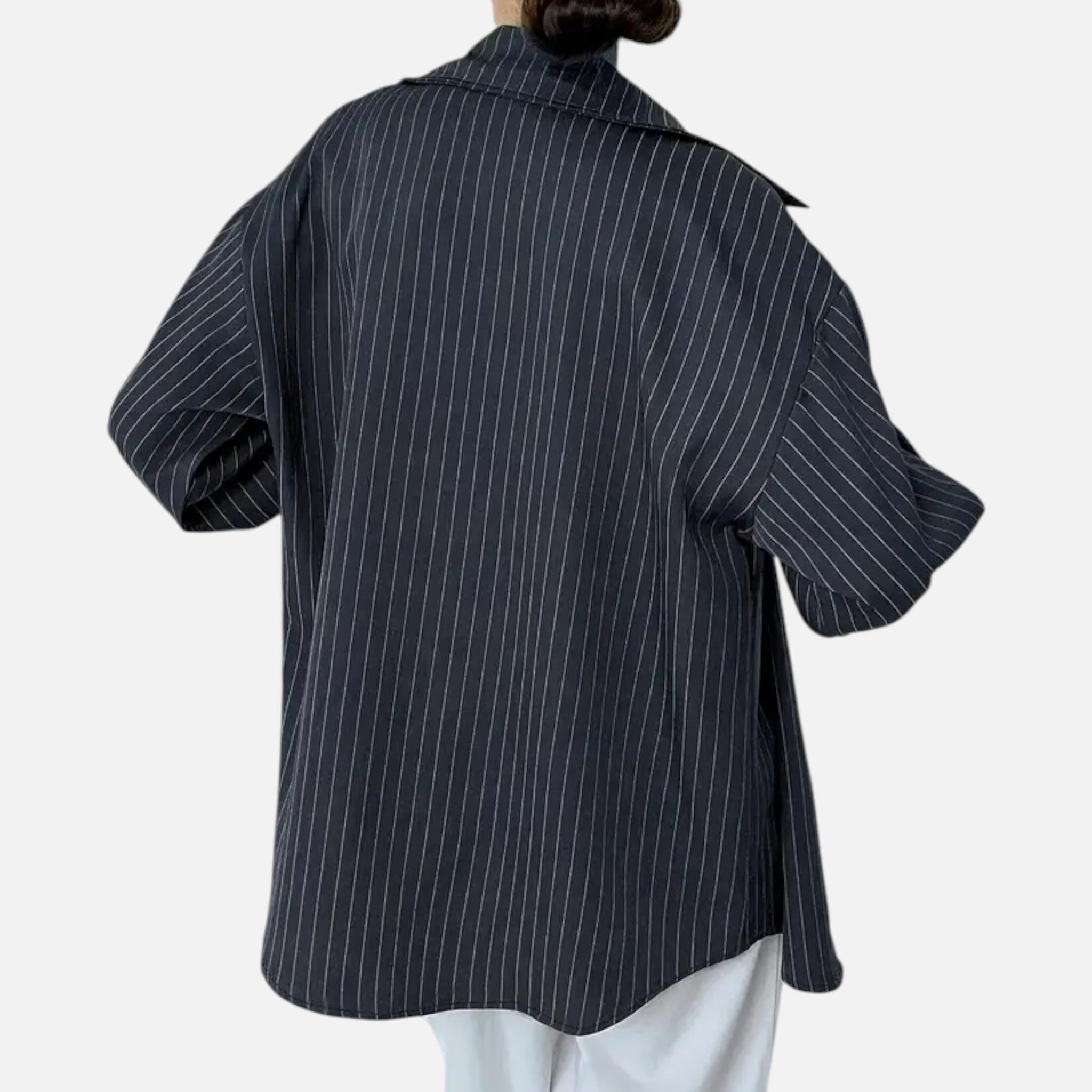 OldMoneyLook | Women’s Classic Long-Sleeve Stripe Shirt