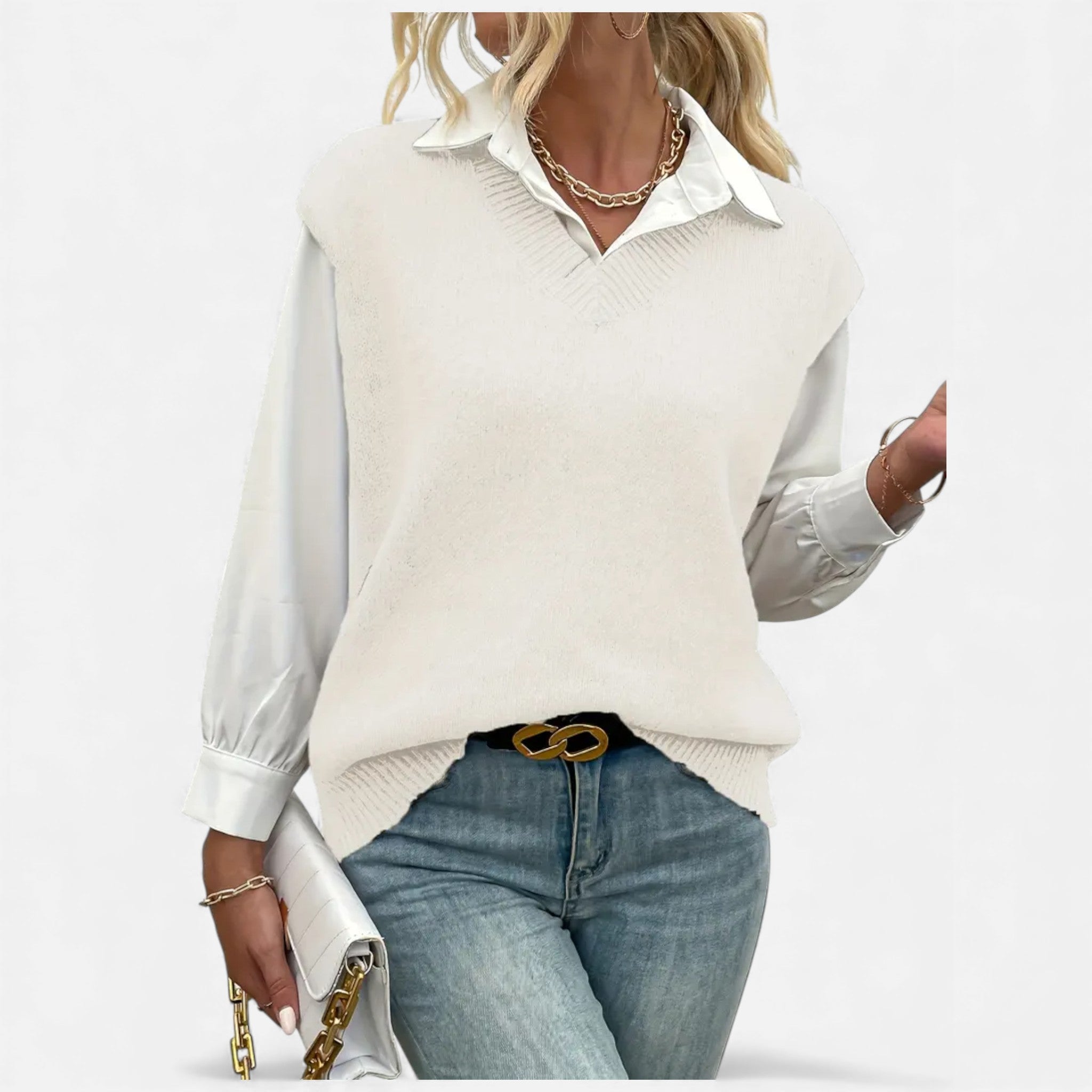 OldMoneyLook | Women’s Heritage Lace Knit Vest