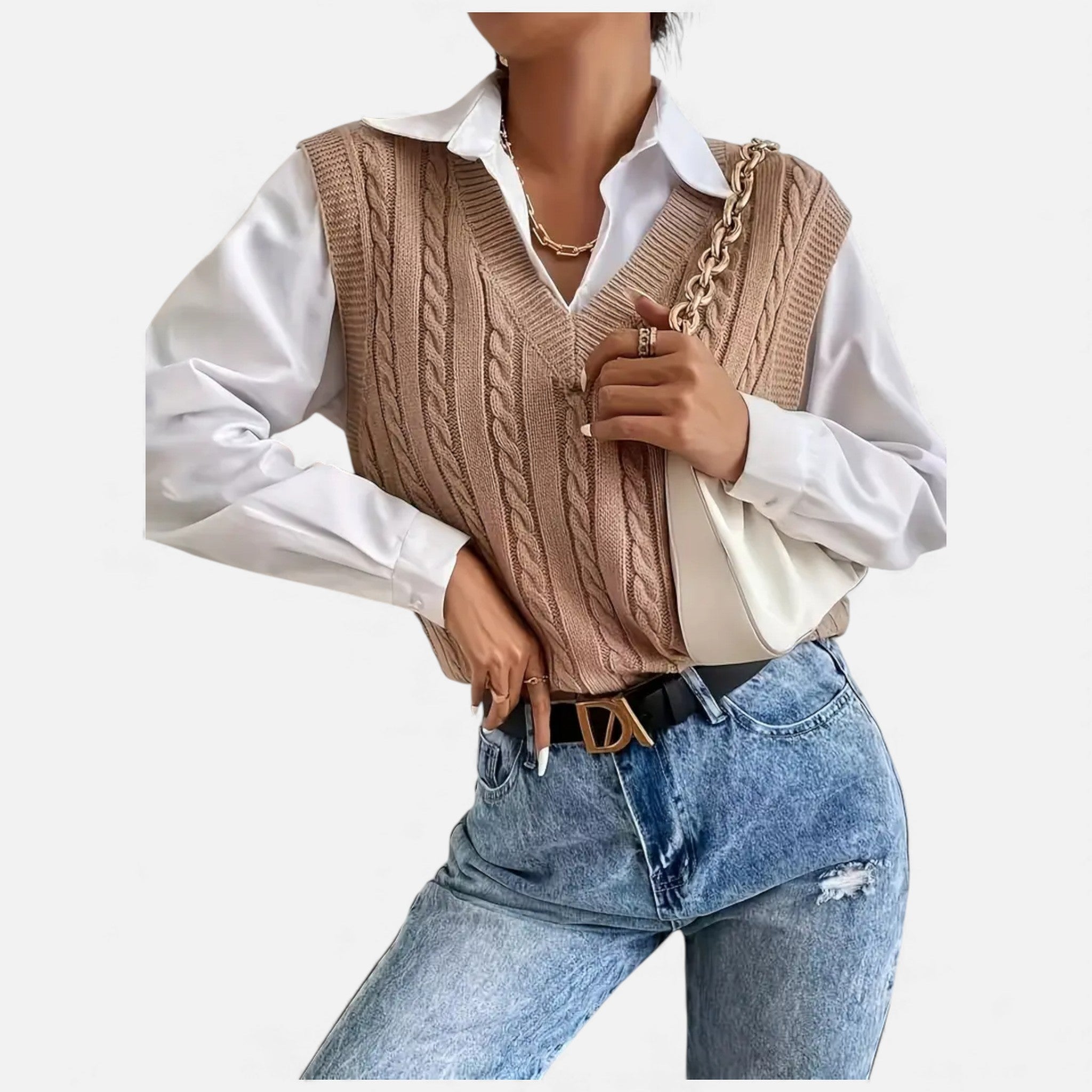 OldMoneyLook | Women’s Riviera Soft-Knit Sleeveless Vest