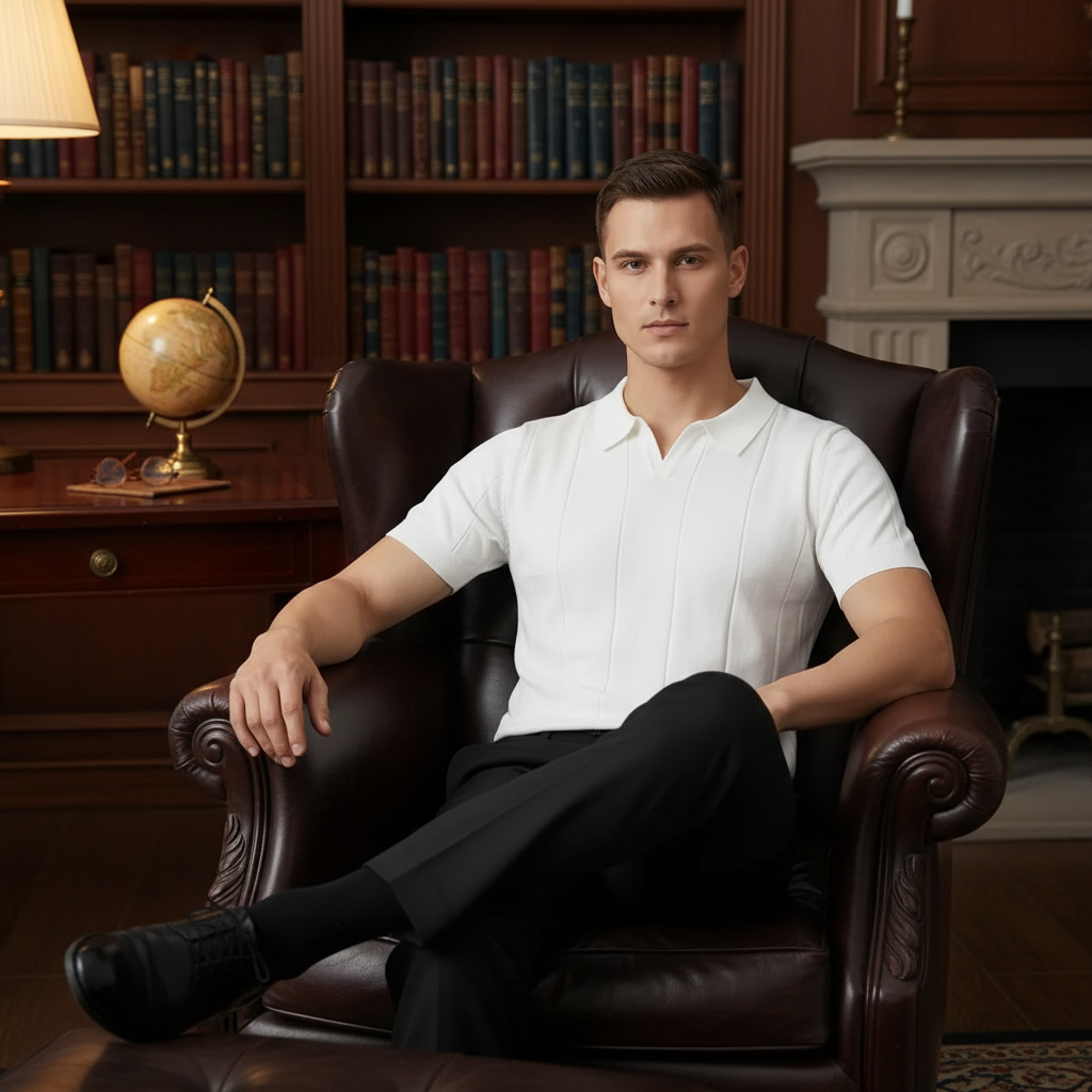 OLDMONEYLOOK | Men’s Classic Short Sleeve Polo