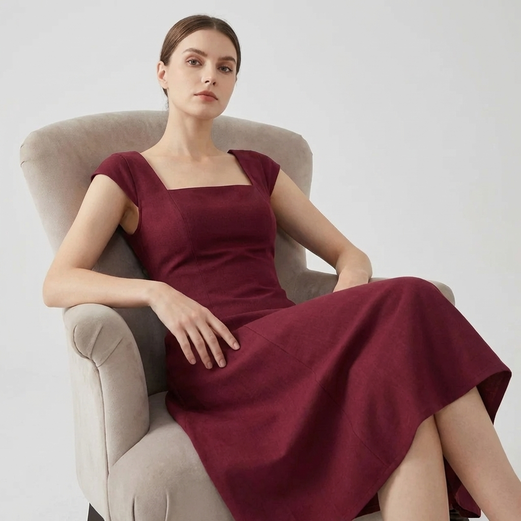 OLDMONEYLOOK | Women’s Classic Tie Waist Dress