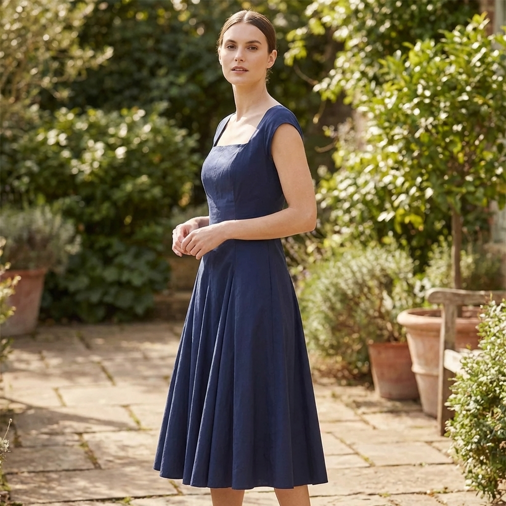 OLDMONEYLOOK | Women’s Classic Tie Waist Dress