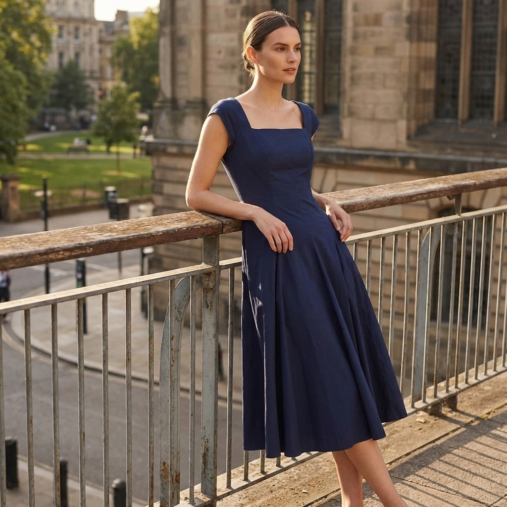 OLDMONEYLOOK | Women’s Classic Tie Waist Dress