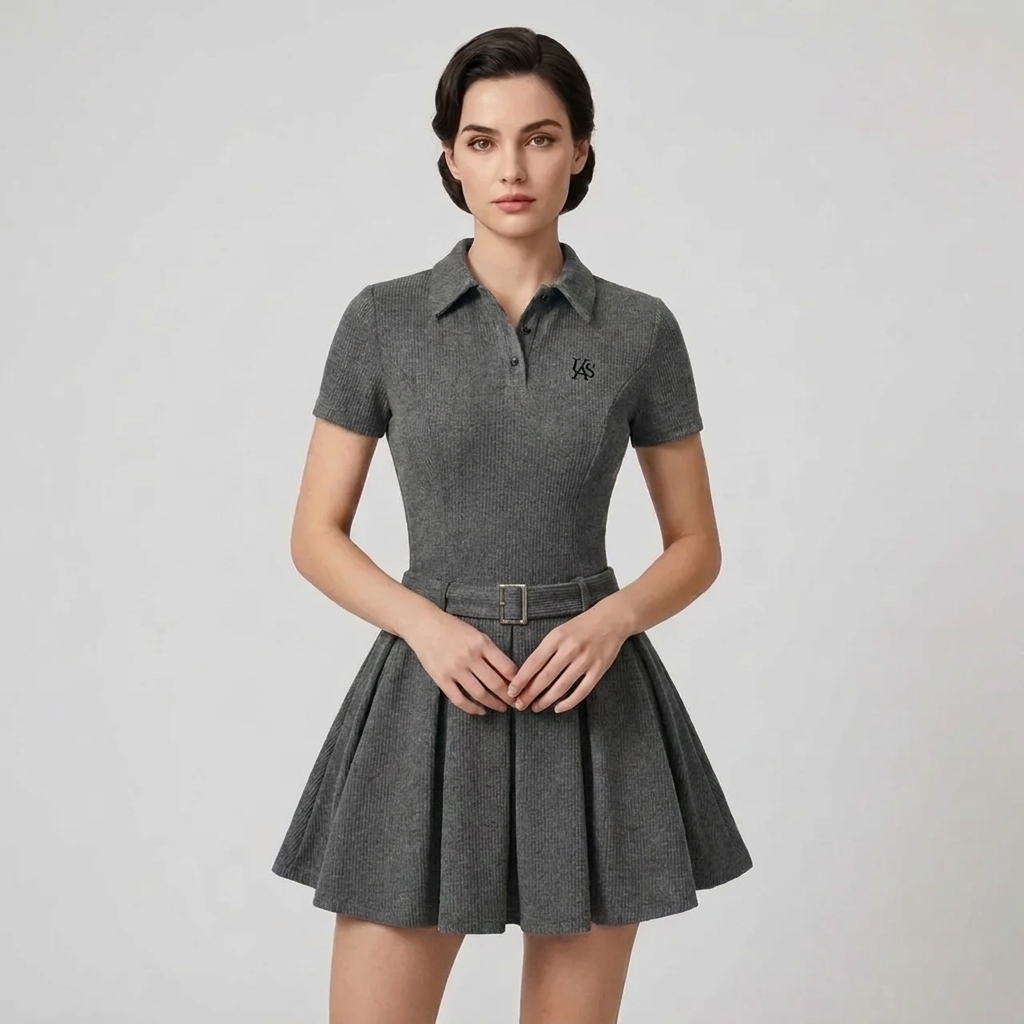 OLDMONEYLOOK | Women’s Classic Pleated Midi Dress