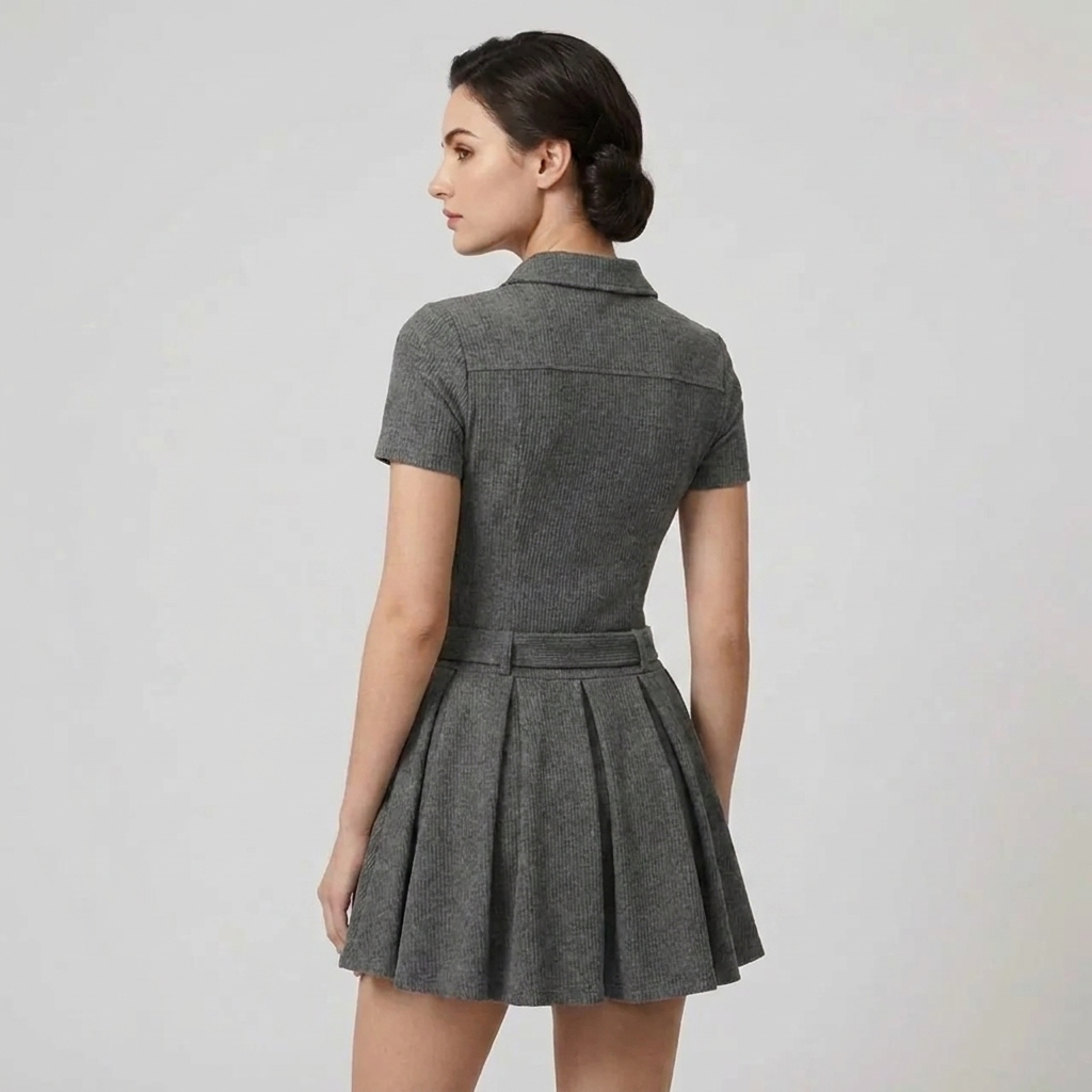 OLDMONEYLOOK | Women’s Classic Pleated Midi Dress