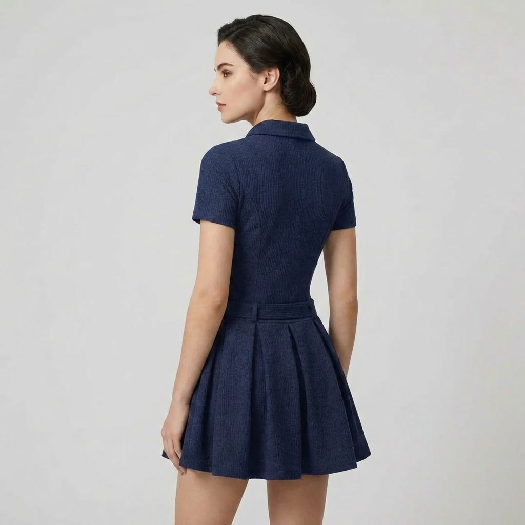 OLDMONEYLOOK | Women’s Classic Pleated Midi Dress