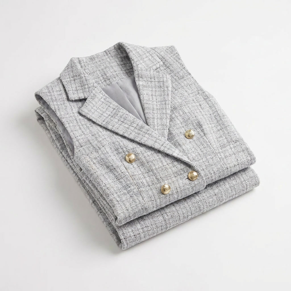 OLDMONEYLOOK | Women’s Classic Plaid Tweed Suit