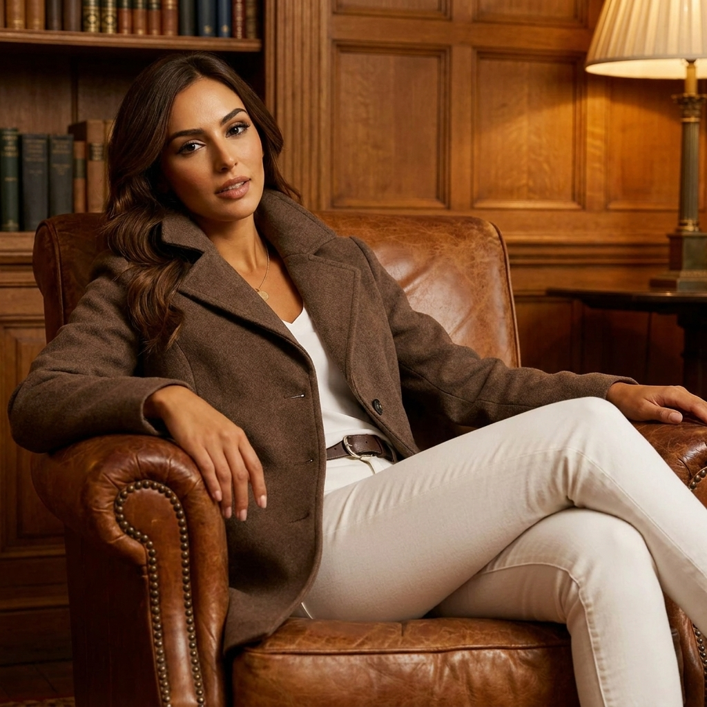 OldMoneyLook | Women’s Long Wool Coat (Heritage Overcoat)