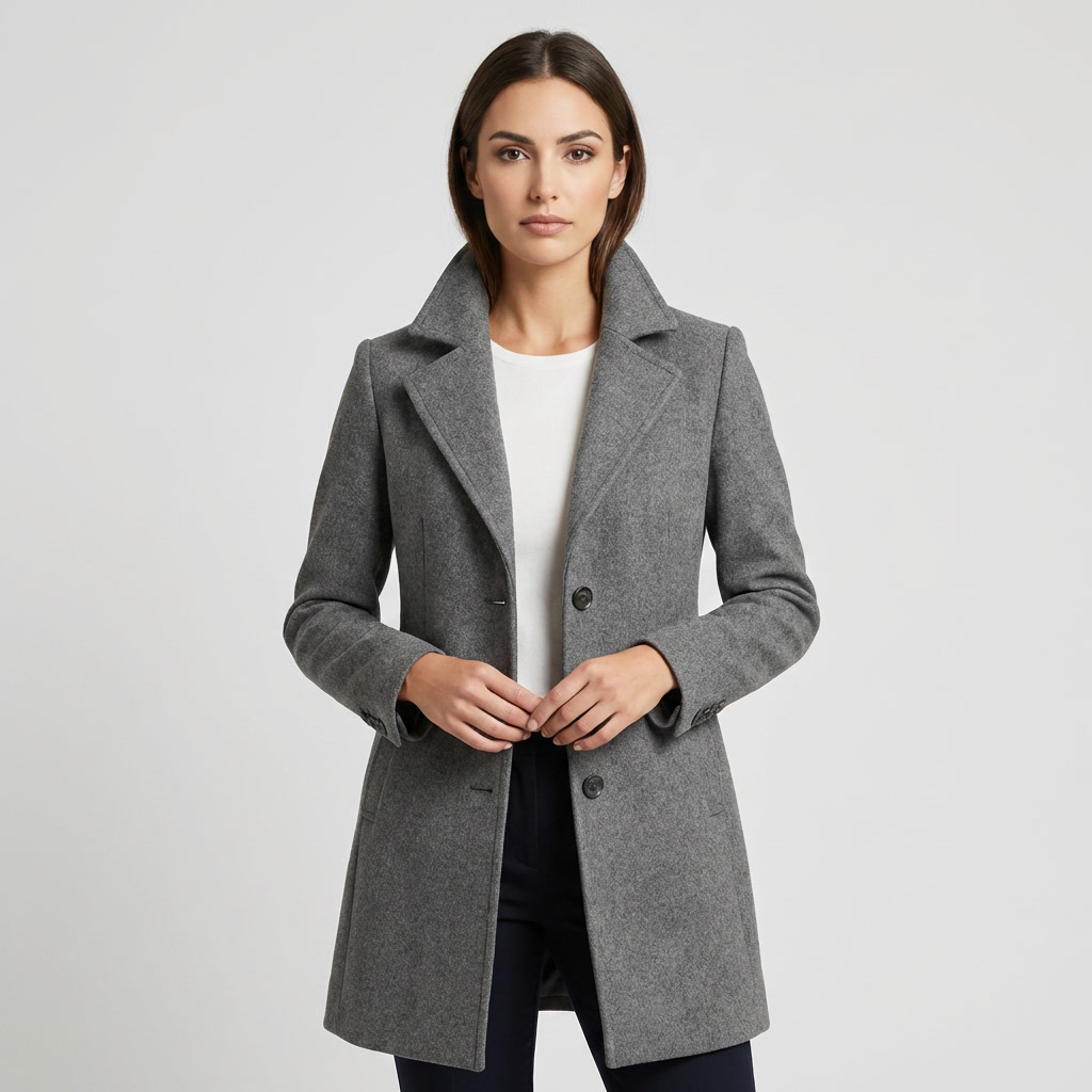 OldMoneyLook | Women’s Long Wool Coat (Heritage Overcoat)