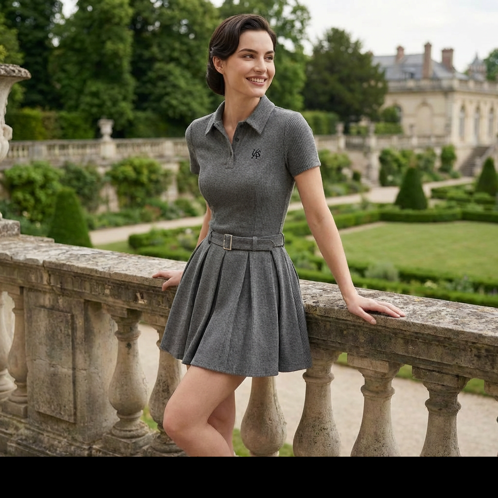 OLDMONEYLOOK | Women’s Classic Pleated Midi Dress