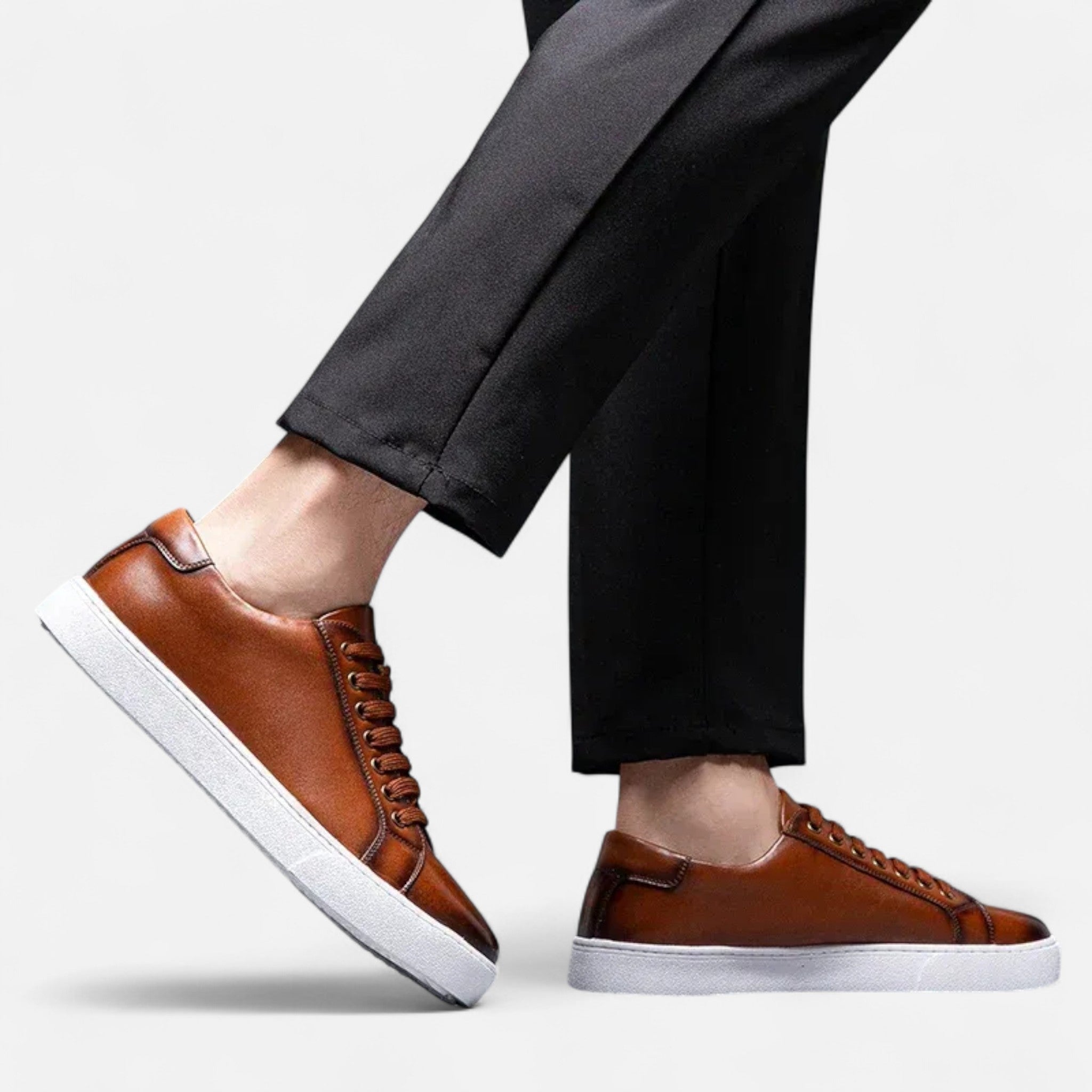 OldMoneyLook | Men’s Classic Leather Sneakers