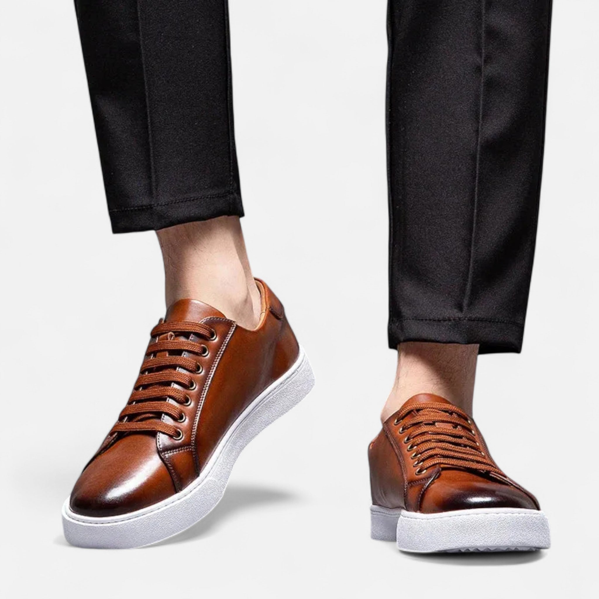 OldMoneyLook | Men’s Classic Leather Sneakers