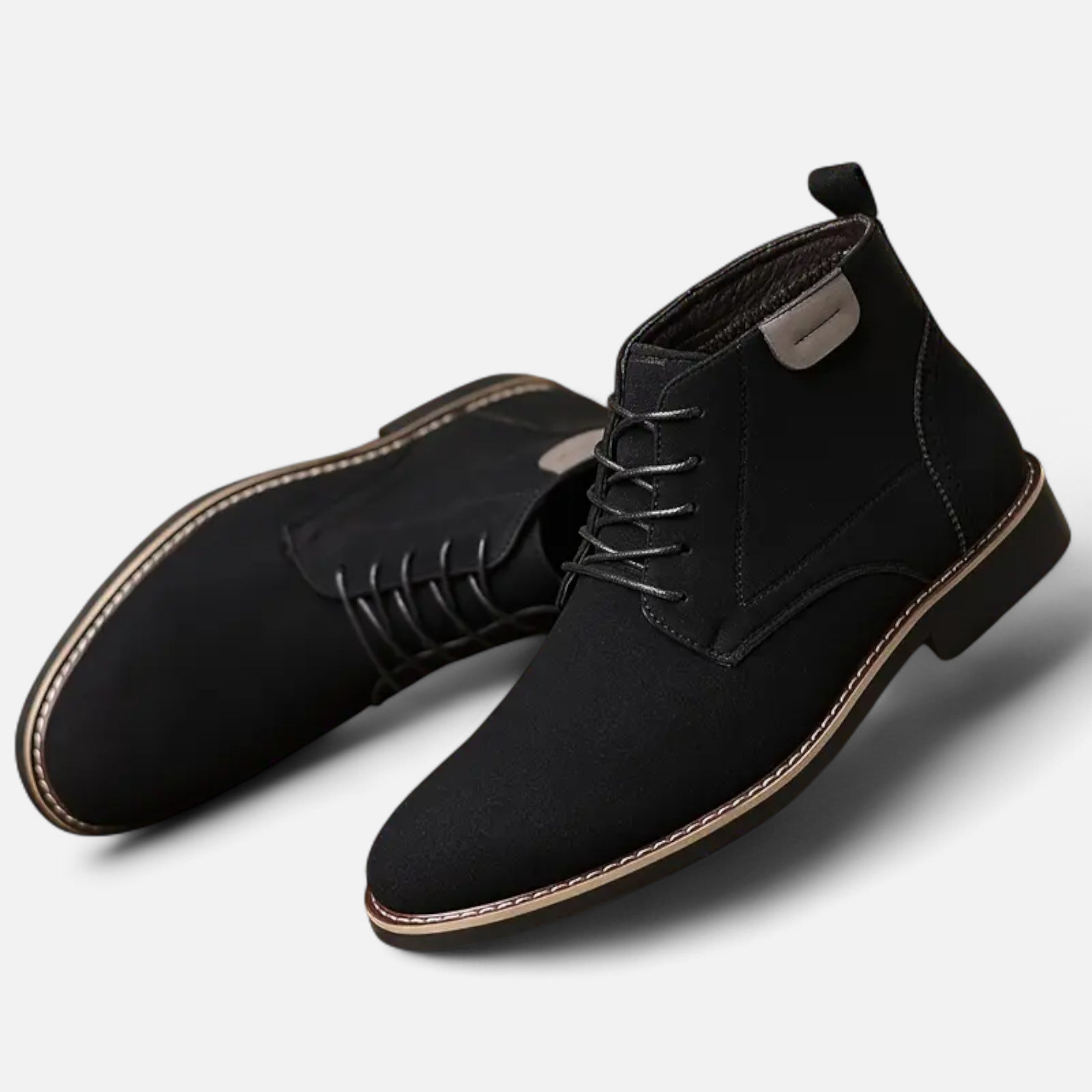 Men’s Retro Business Lace-Up Boots