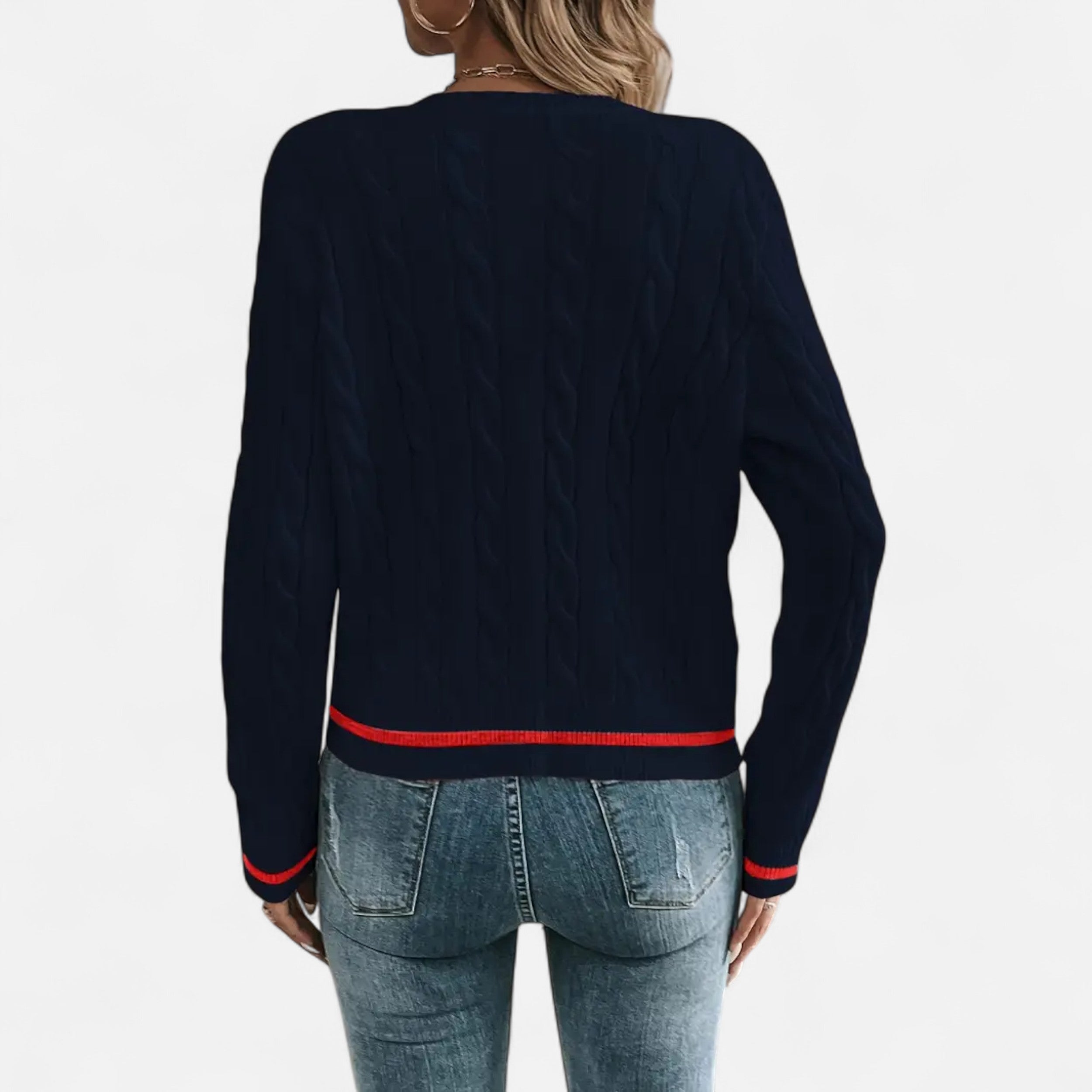 Women’s Elegant Long Sleeve Knit Cardigan