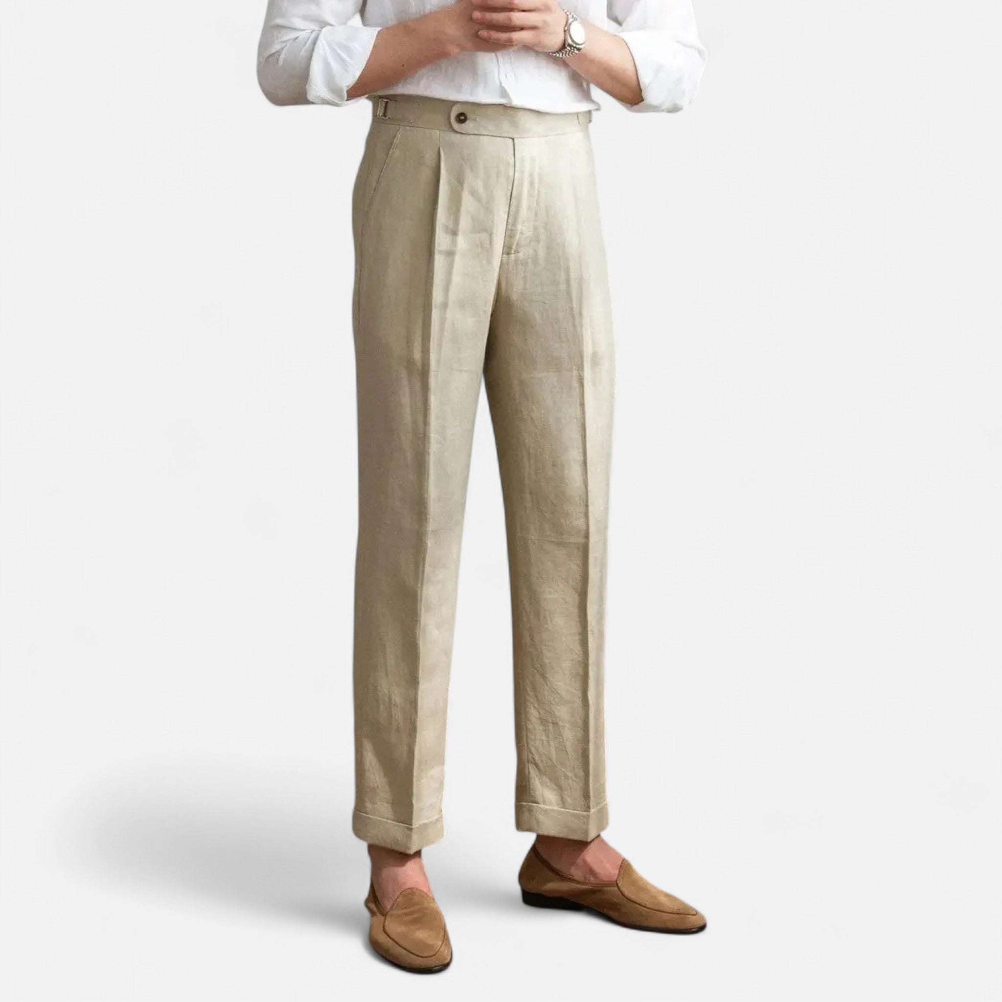 OldMoneyLook | Men’s Classic Wool Straight Pants